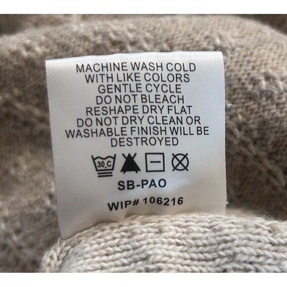 Woolrich Women’s Cardigan. Medium. Zip Front. Khaki. Wool Blend. Vintage - Picture 11 of 11